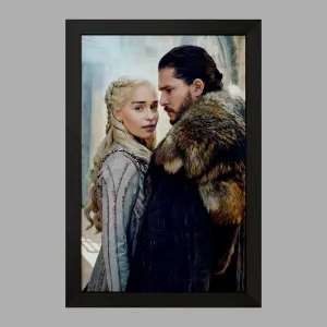 تابلو دنریس تارگرین و جان اسنو گیم اف ترونز Game of Thrones