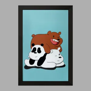 تابلو انیمیشن سه خرس کله پوک