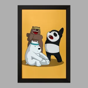 تابلو انیمیشن سه خرس کله پوک