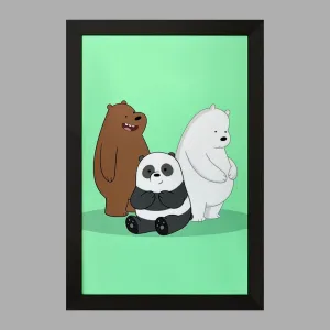 تابلو انیمیشن سه خرس کله پوک