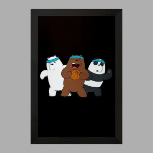 تابلو انیمیشن سه خرس کله پوک