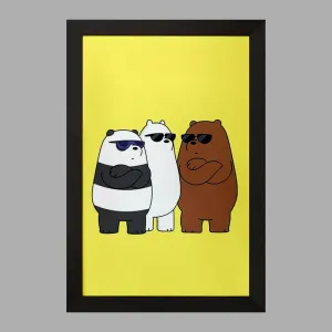 تابلو انیمیشن سه خرس کله پوک