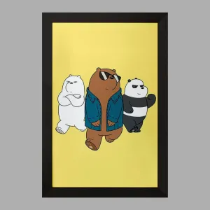 تابلو انیمیشن سه خرس کله پوک