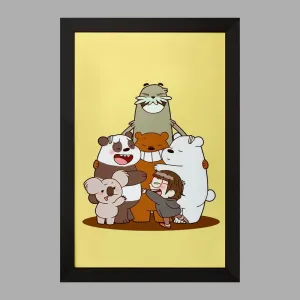 تابلو انیمیشن سه خرس کله پوک