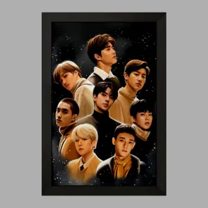 تابلو گروه موسیقی اکسو EXO