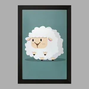 تابلو گوسفند بامزه