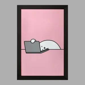 تابلو تنبل خسته