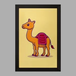 تابلو حیوانات بامزه شتر