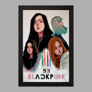 تابلو گروه بلک پینک Black Pink
