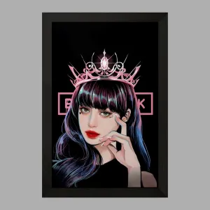 تابلو لیسا گروه بلک پینک Black Pink