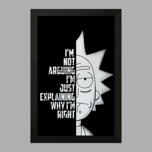 تابلو ریک و مورتی Rick and Morty