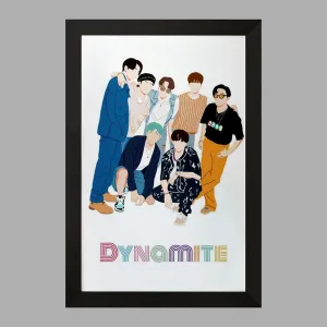 تابلو گروه بی تی اس BTS
