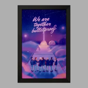 تابلو گروه بی تی اس BTS
