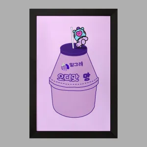 تابلو مانگ BT21 Mang