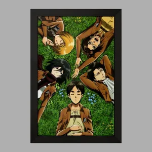 تابلو انیمه اتک آن تایتان Attack on Titan
