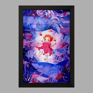 تابلو انیمه پونیو Ponyo