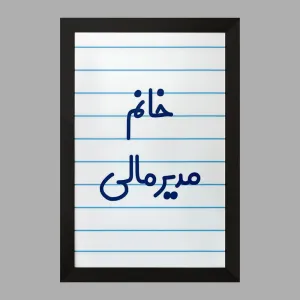 تابلو خانم مدیر مالی