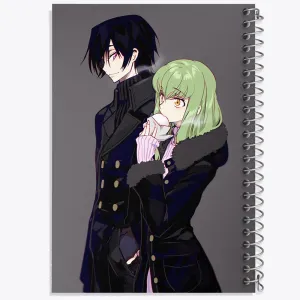 دفتر لولوش و سی سی انیمه کد گیاس Code Geass