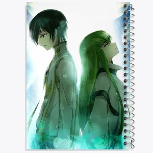 دفتر لولوش و سی سی انیمه کد گیاس Code Geass