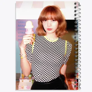 دفتر لیسا بلک پینک Black Pink