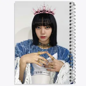 دفتر لیسا بلک پینک Black Pink