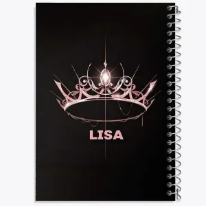 دفتر لیسا گروه بلک پینک Black Pink