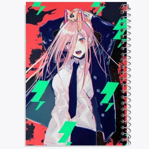 دفتر پاور انیمه مرد اره ای Chainsaw Man