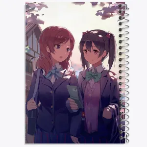 دفتر نیکو و ماکی انیمه لاو لایو Love Live