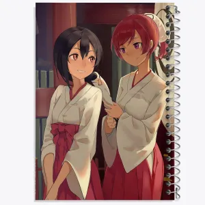 دفتر یازاوا و نیشیکینو انیمه مادوکا مجیکا Madoka Magica