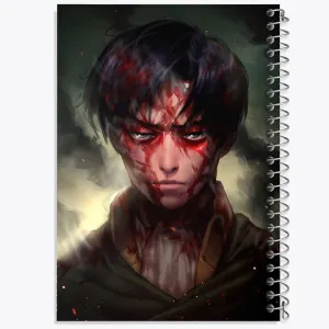 دفتر لیوای انیمه اتک آن تایتان Attack on Titan