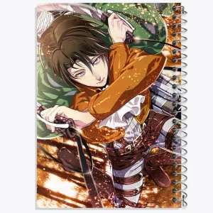 دفتر لیوای انیمه اتک آن تایتان Attack on Titan