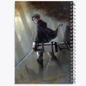 دفتر لیوای انیمه اتک آن تایتان Attack on Titan