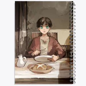دفتر ارن یگر انیمه اتک آن تایتان Attack on Titan