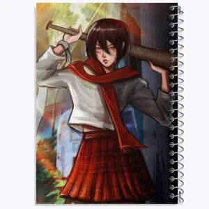 دفتر میکاسا اکرمن انیمه اتک آن تایتان Attack on Titan