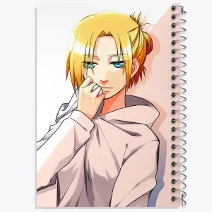 دفتر کریستا انیمه اتک آن تایتان Attack on Titan
