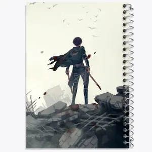 دفتر لیوای انیمه اتک آن تایتان Attack on Titan