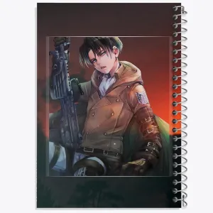 دفتر لیوای انیمه اتک آن تایتان Attack on Titan