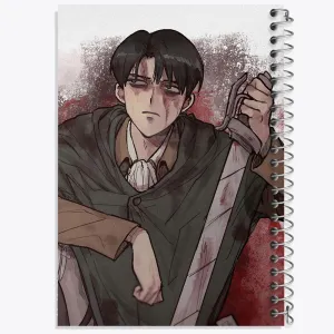 دفتر لیوای انیمه اتک آن تایتان Attack on Titan