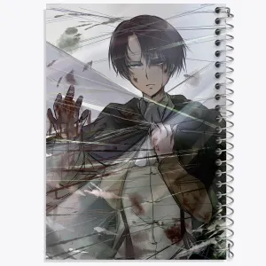 دفتر لیوای انیمه اتک آن تایتان Attack on Titan