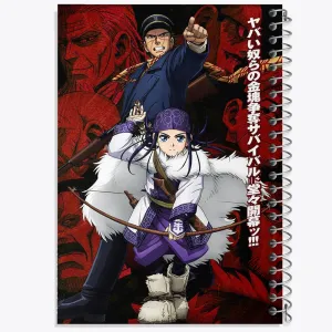 دفتر سایچی و اسیرپا انیمه کامویی طلایی Golden Kamuy
