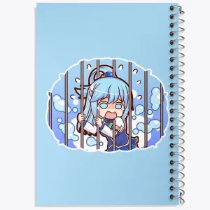 دفتر آکوا انیمه کونوسوبا Konosuba