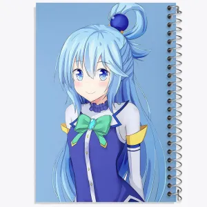 دفتر آکوا انیمه کونوسوبا Konosuba