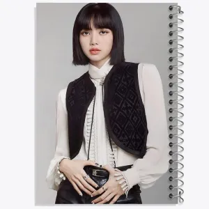 دفتر لیسا گروه بلک پینک Black Pink