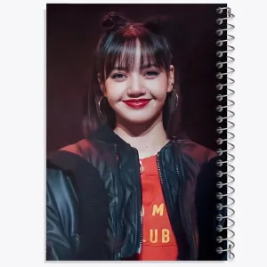 دفتر لیسا گروه بلک پینک Black Pink