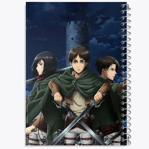 دفتر انیمه اتک آن تایتان Attack on Titan