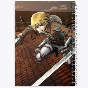 دفتر آرمین آرلرت انیمه اتک آن تایتان Attack on Titan