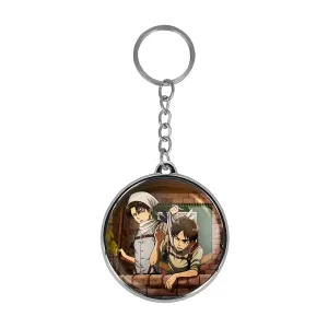 جاکلیدی دوطرفه ارن و لیوای انیمه اتک آن تایتان Attack on Titan