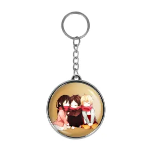 جاکلیدی دوطرفه ارن و میکاسا و آرمین انیمه اتک آن تایتان Attack on Titan