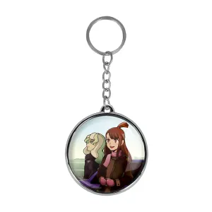 جاکلیدی دوطرفه اکو و دیانا انیمه جادوگران کوچک Little Witch Academia