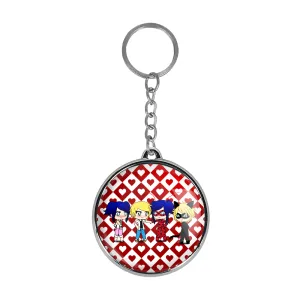 جاکلیدی دوطرفه پسر گربه ای و دختر کفشدوزکی